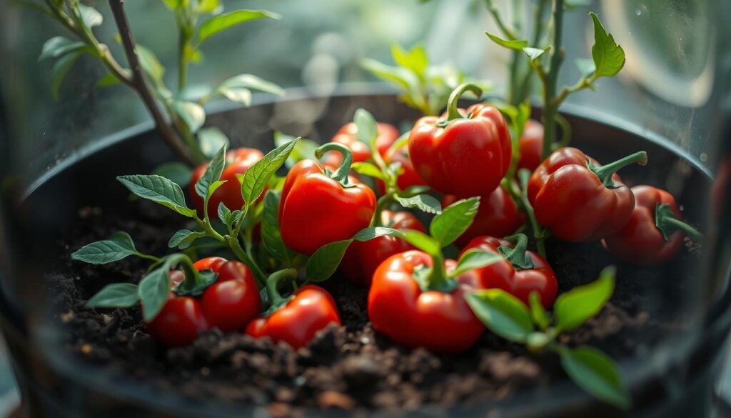 Topfgröße für Paprika