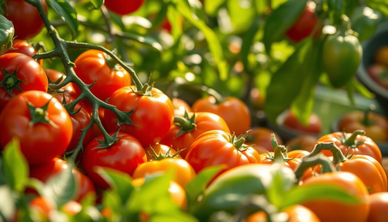 Tomaten und Paprika zusammen pflanzen