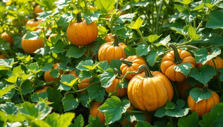 Kürbis und Zucchini zusammen pflanzen