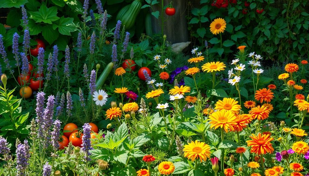 Mischkultur im Bauerngarten