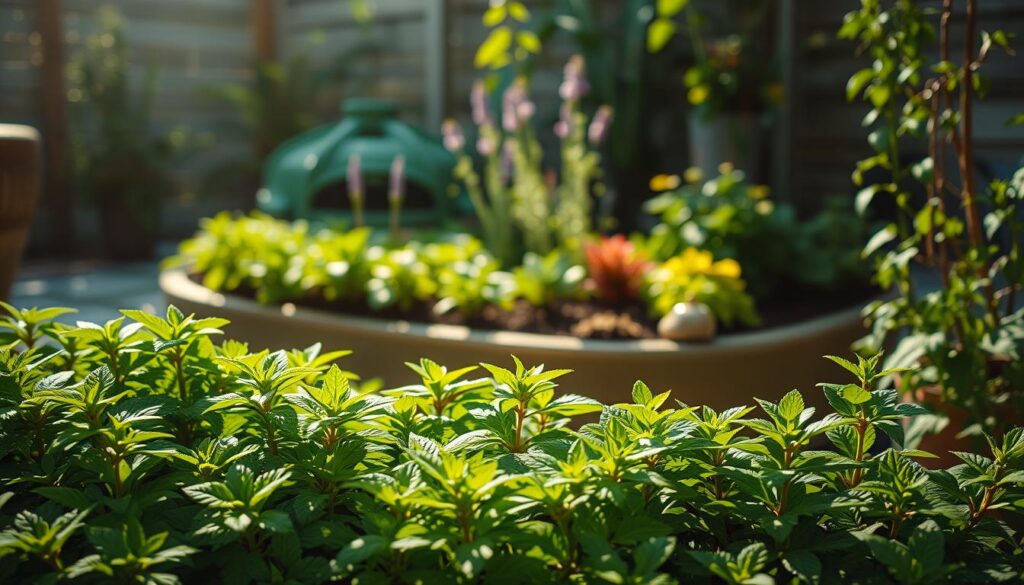 Standort für Minze im Garten