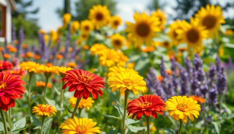 Augustpflanzung im Garten