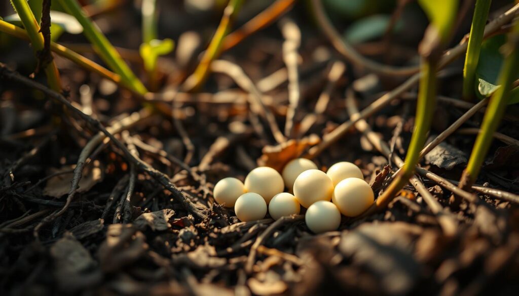 Schneckeneier im Garten entfernen