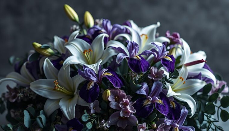 Trauerblumen für Beerdigung
